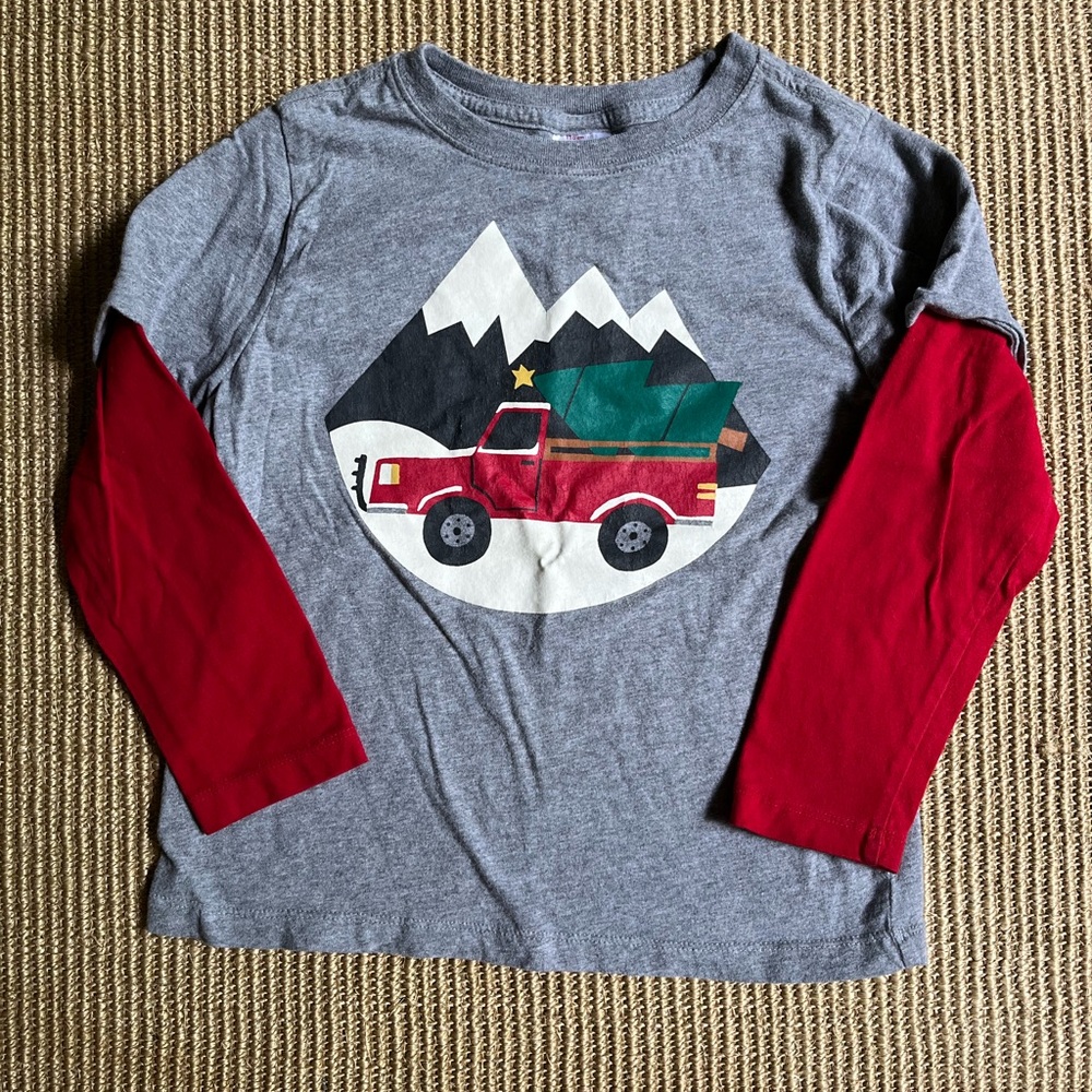 Hanna Andersson Christmas l/s t-shirt sz 5
